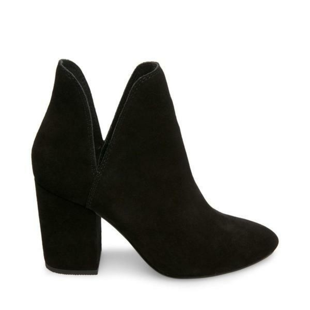 Steve Madden Black Ankle Booties Used Like New